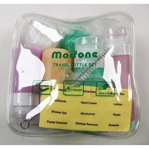 Morfone 16 Pack Travel Bottles Set for Toiletries, TSA Approved Travel